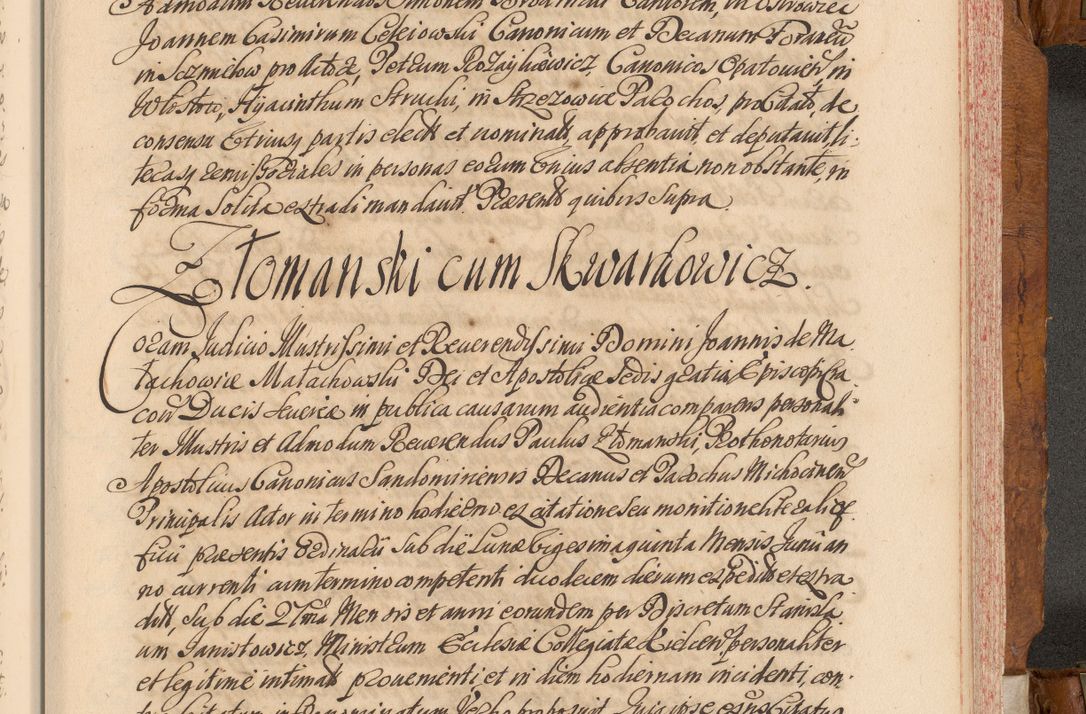 Zdjęcie nr 630 dla obiektu archiwalnego: Volumen V actorum episcopalium R. D. Joannis Małachowski, episcopi Cracoviensis, ducis Severiae per annos 1690 et 1691 acticatorum, quorum index ad finem praesentis voluminis exhibetur adnotatus
