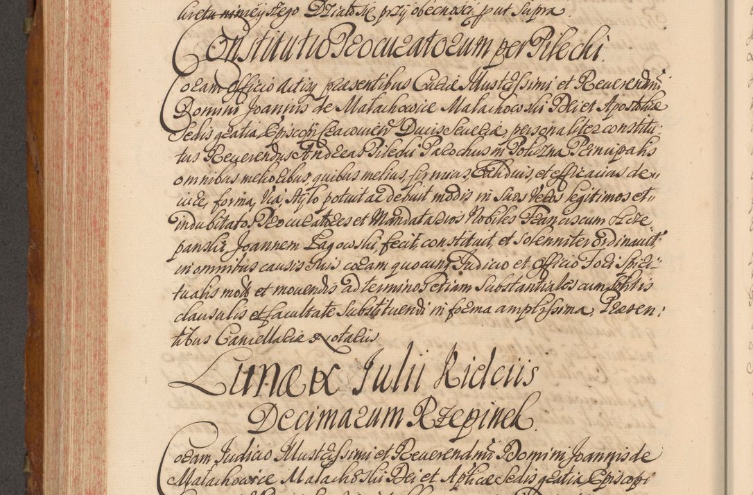 Zdjęcie nr 627 dla obiektu archiwalnego: Volumen V actorum episcopalium R. D. Joannis Małachowski, episcopi Cracoviensis, ducis Severiae per annos 1690 et 1691 acticatorum, quorum index ad finem praesentis voluminis exhibetur adnotatus