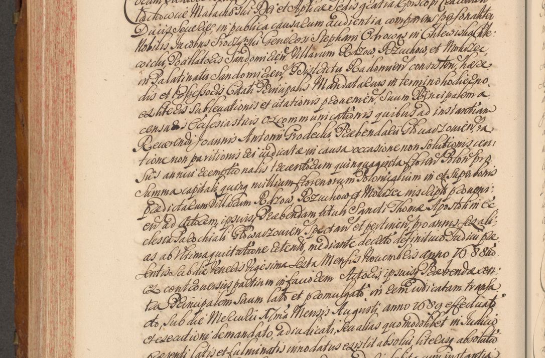 Zdjęcie nr 621 dla obiektu archiwalnego: Volumen V actorum episcopalium R. D. Joannis Małachowski, episcopi Cracoviensis, ducis Severiae per annos 1690 et 1691 acticatorum, quorum index ad finem praesentis voluminis exhibetur adnotatus