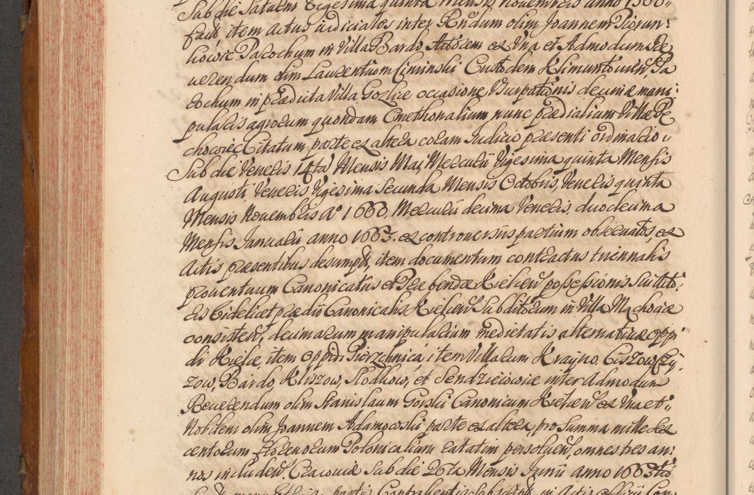 Zdjęcie nr 617 dla obiektu archiwalnego: Volumen V actorum episcopalium R. D. Joannis Małachowski, episcopi Cracoviensis, ducis Severiae per annos 1690 et 1691 acticatorum, quorum index ad finem praesentis voluminis exhibetur adnotatus
