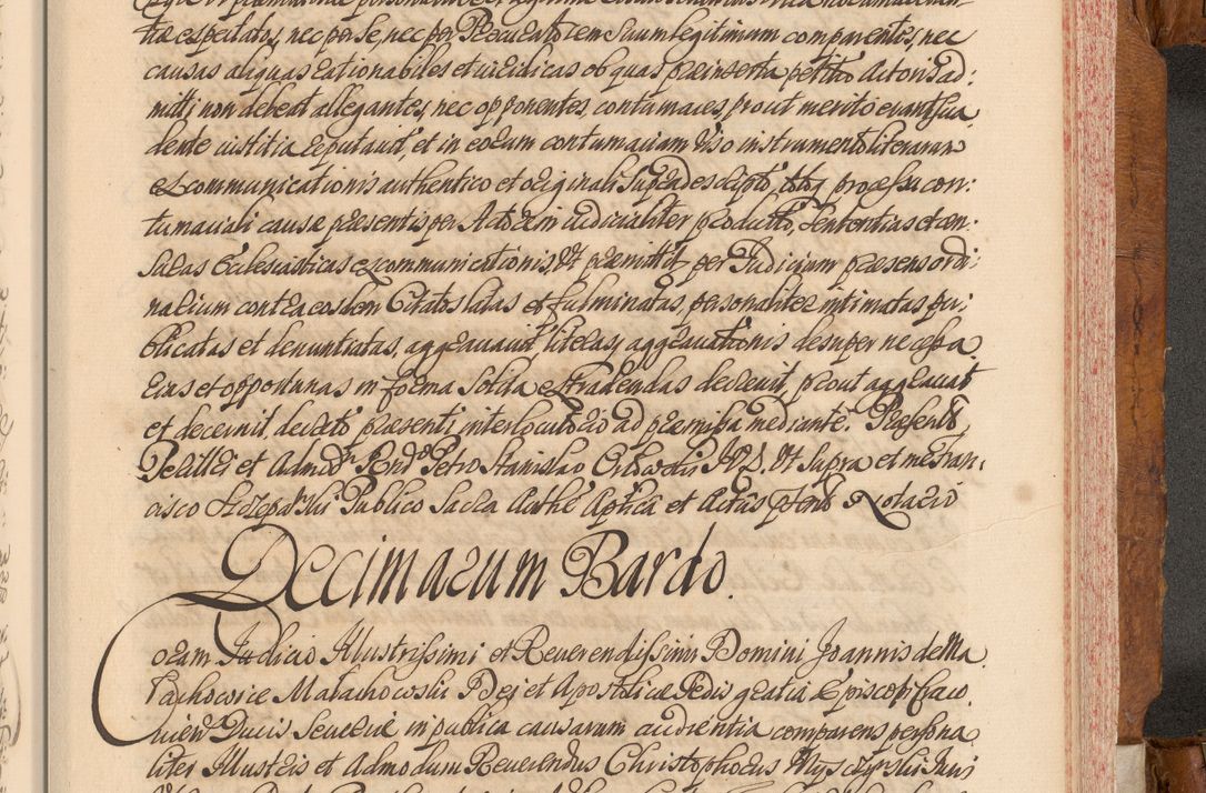 Zdjęcie nr 614 dla obiektu archiwalnego: Volumen V actorum episcopalium R. D. Joannis Małachowski, episcopi Cracoviensis, ducis Severiae per annos 1690 et 1691 acticatorum, quorum index ad finem praesentis voluminis exhibetur adnotatus