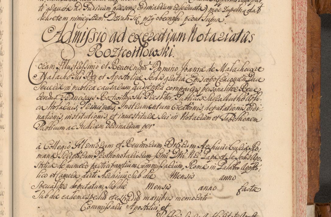 Zdjęcie nr 608 dla obiektu archiwalnego: Volumen V actorum episcopalium R. D. Joannis Małachowski, episcopi Cracoviensis, ducis Severiae per annos 1690 et 1691 acticatorum, quorum index ad finem praesentis voluminis exhibetur adnotatus