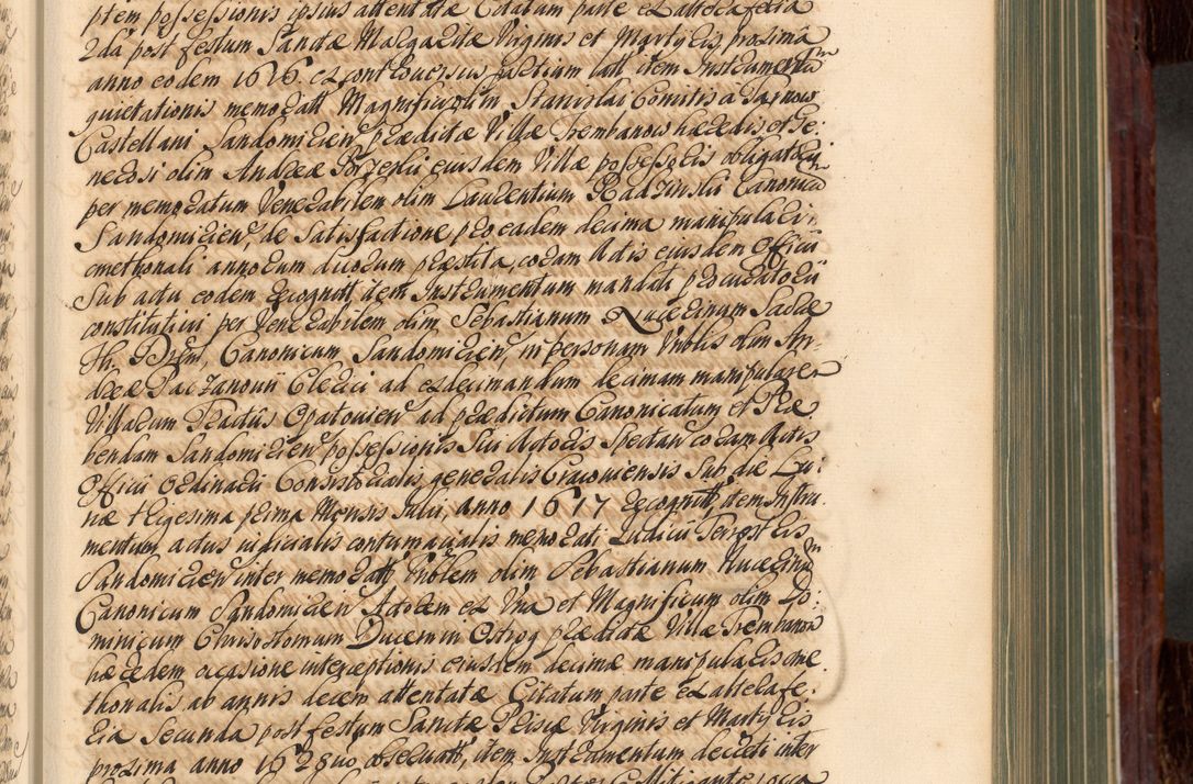 Zdjęcie nr 202 dla obiektu archiwalnego: Acta actorum episcopalium R. D. Joannis a Małachowice Małachowski, episcopi Cracoviensis a die 16 Julii anni 1688 et 1689 acticatorum. Volumen IV