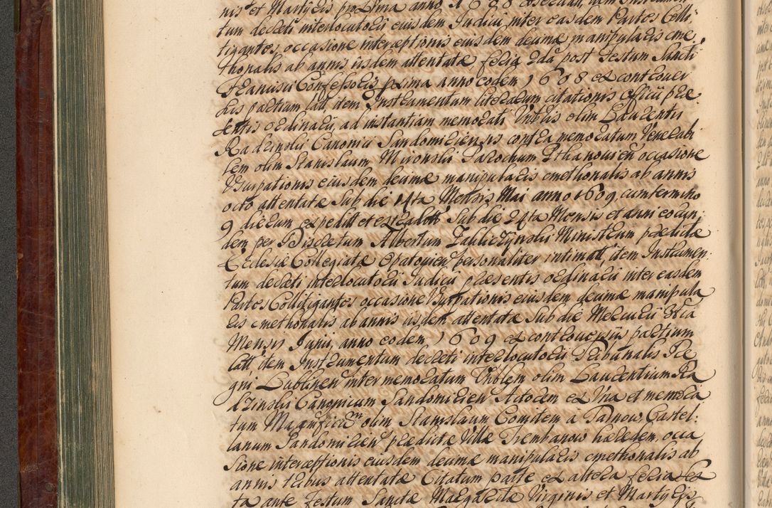Zdjęcie nr 199 dla obiektu archiwalnego: Acta actorum episcopalium R. D. Joannis a Małachowice Małachowski, episcopi Cracoviensis a die 16 Julii anni 1688 et 1689 acticatorum. Volumen IV
