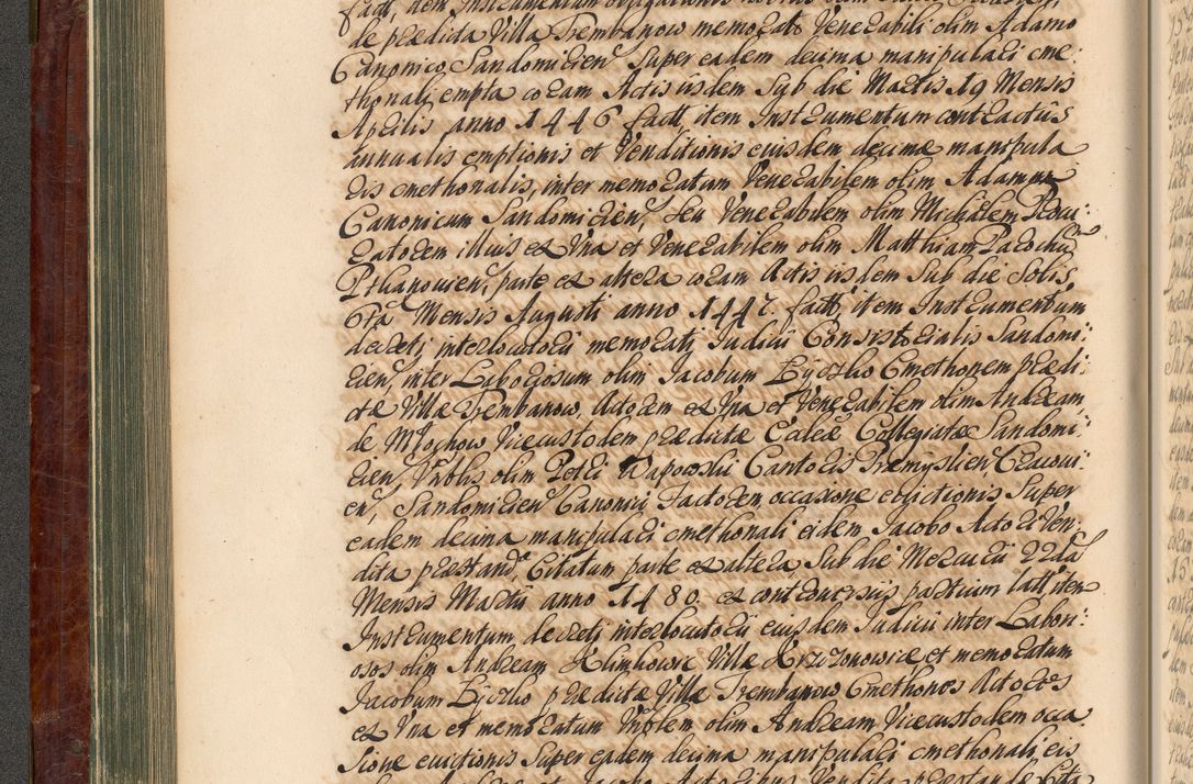 Zdjęcie nr 195 dla obiektu archiwalnego: Acta actorum episcopalium R. D. Joannis a Małachowice Małachowski, episcopi Cracoviensis a die 16 Julii anni 1688 et 1689 acticatorum. Volumen IV