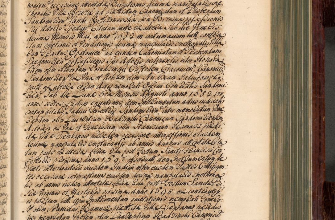 Zdjęcie nr 198 dla obiektu archiwalnego: Acta actorum episcopalium R. D. Joannis a Małachowice Małachowski, episcopi Cracoviensis a die 16 Julii anni 1688 et 1689 acticatorum. Volumen IV