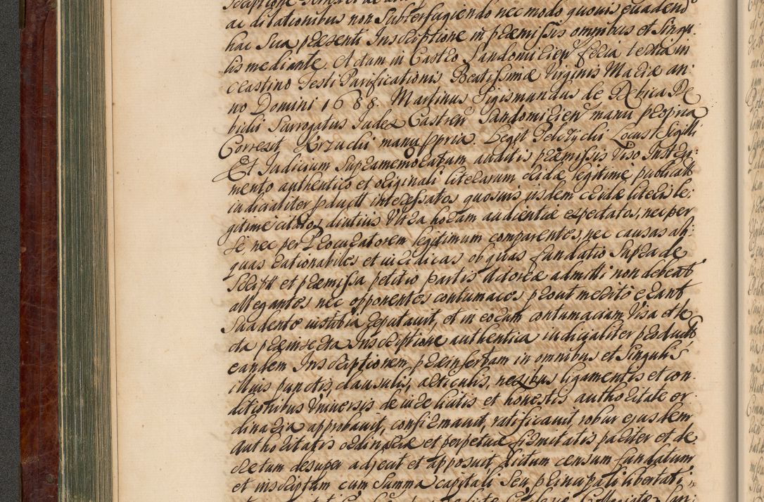 Zdjęcie nr 191 dla obiektu archiwalnego: Acta actorum episcopalium R. D. Joannis a Małachowice Małachowski, episcopi Cracoviensis a die 16 Julii anni 1688 et 1689 acticatorum. Volumen IV