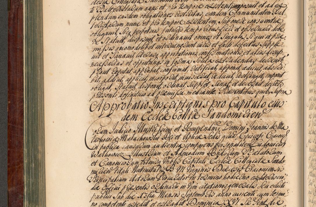 Zdjęcie nr 185 dla obiektu archiwalnego: Acta actorum episcopalium R. D. Joannis a Małachowice Małachowski, episcopi Cracoviensis a die 16 Julii anni 1688 et 1689 acticatorum. Volumen IV