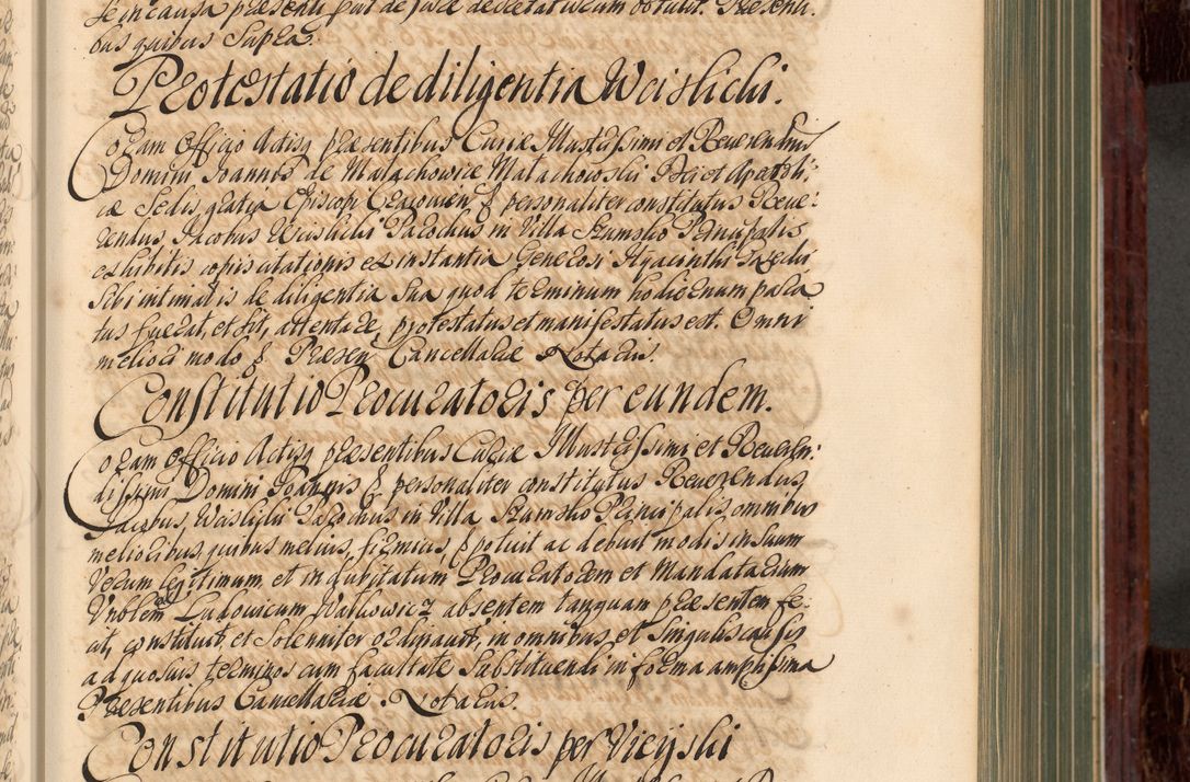 Zdjęcie nr 166 dla obiektu archiwalnego: Acta actorum episcopalium R. D. Joannis a Małachowice Małachowski, episcopi Cracoviensis a die 16 Julii anni 1688 et 1689 acticatorum. Volumen IV