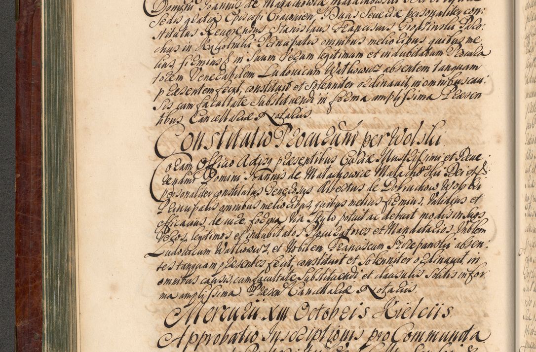 Zdjęcie nr 167 dla obiektu archiwalnego: Acta actorum episcopalium R. D. Joannis a Małachowice Małachowski, episcopi Cracoviensis a die 16 Julii anni 1688 et 1689 acticatorum. Volumen IV