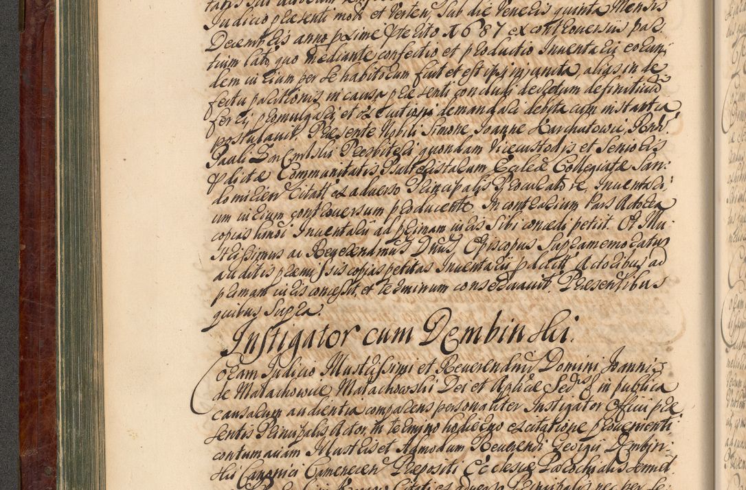 Zdjęcie nr 165 dla obiektu archiwalnego: Acta actorum episcopalium R. D. Joannis a Małachowice Małachowski, episcopi Cracoviensis a die 16 Julii anni 1688 et 1689 acticatorum. Volumen IV