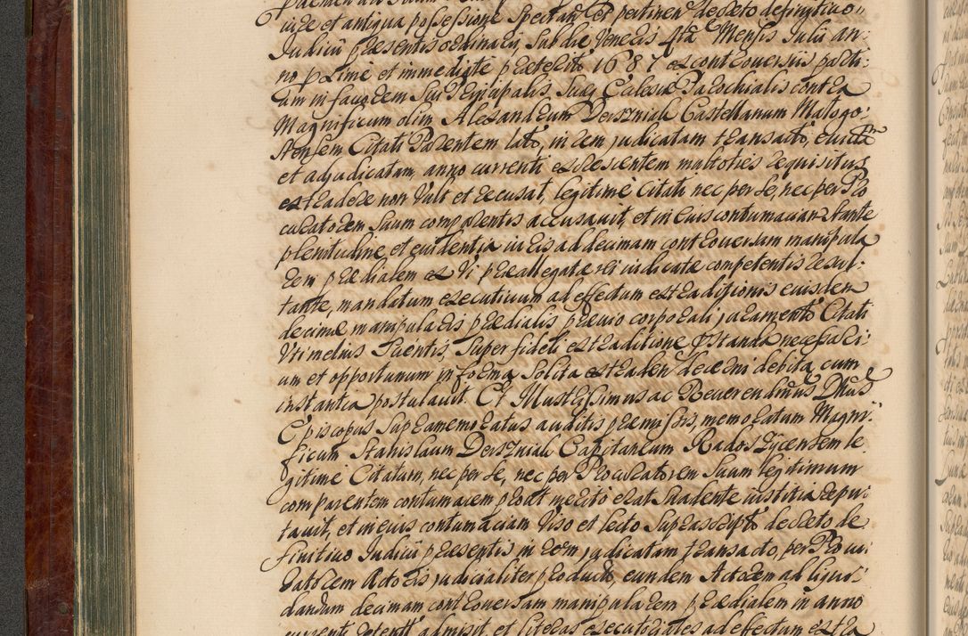 Zdjęcie nr 159 dla obiektu archiwalnego: Acta actorum episcopalium R. D. Joannis a Małachowice Małachowski, episcopi Cracoviensis a die 16 Julii anni 1688 et 1689 acticatorum. Volumen IV