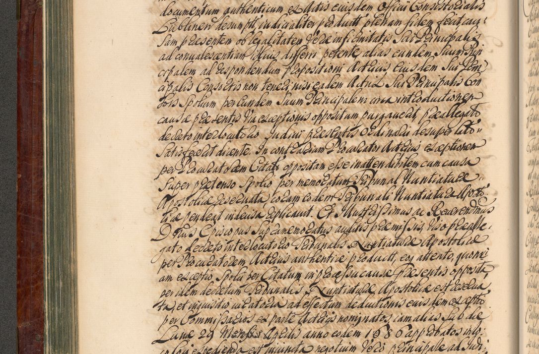 Zdjęcie nr 161 dla obiektu archiwalnego: Acta actorum episcopalium R. D. Joannis a Małachowice Małachowski, episcopi Cracoviensis a die 16 Julii anni 1688 et 1689 acticatorum. Volumen IV