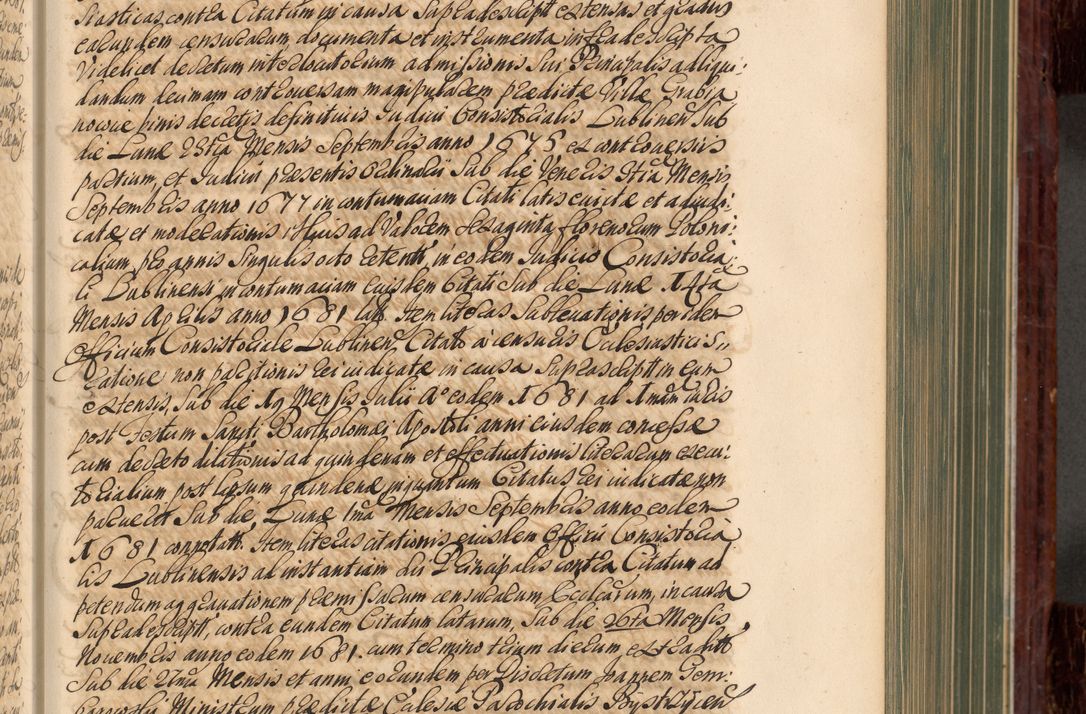 Zdjęcie nr 152 dla obiektu archiwalnego: Acta actorum episcopalium R. D. Joannis a Małachowice Małachowski, episcopi Cracoviensis a die 16 Julii anni 1688 et 1689 acticatorum. Volumen IV