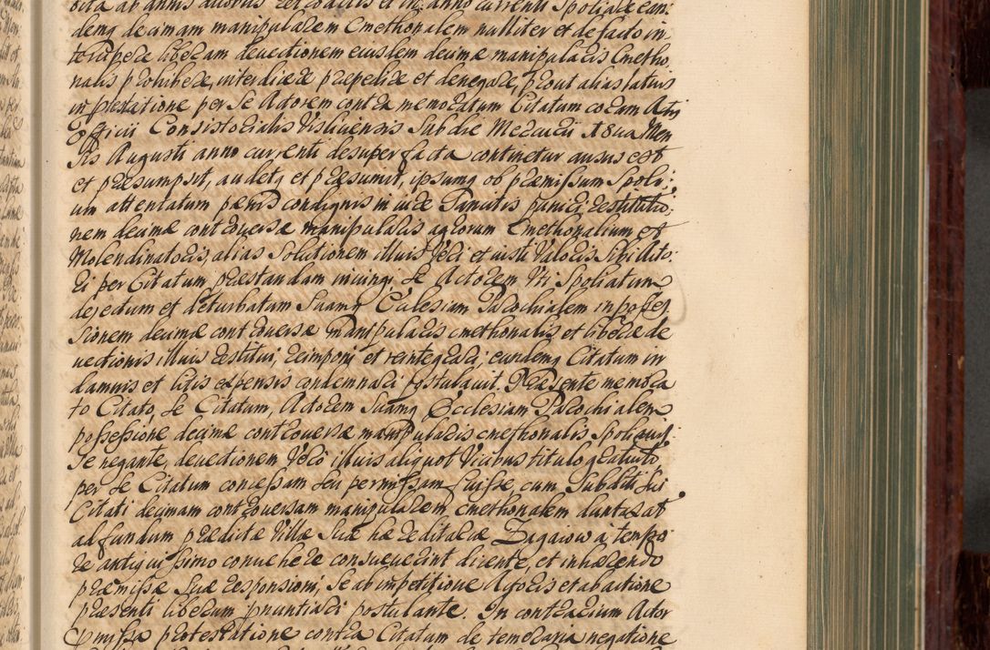 Zdjęcie nr 150 dla obiektu archiwalnego: Acta actorum episcopalium R. D. Joannis a Małachowice Małachowski, episcopi Cracoviensis a die 16 Julii anni 1688 et 1689 acticatorum. Volumen IV