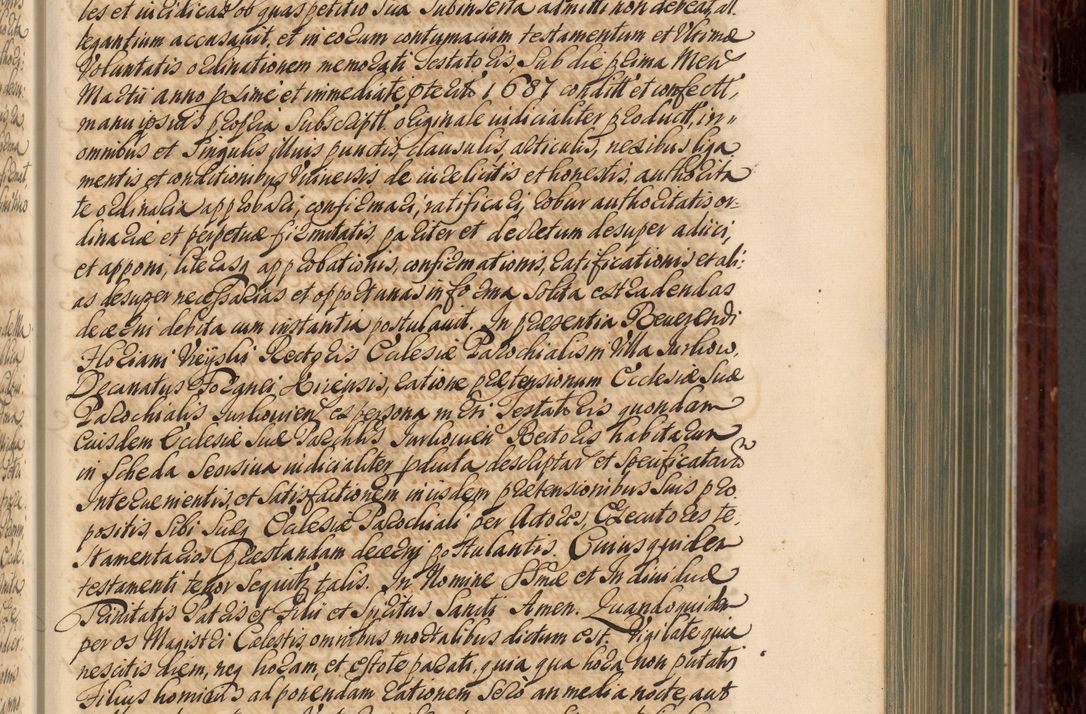 Zdjęcie nr 146 dla obiektu archiwalnego: Acta actorum episcopalium R. D. Joannis a Małachowice Małachowski, episcopi Cracoviensis a die 16 Julii anni 1688 et 1689 acticatorum. Volumen IV