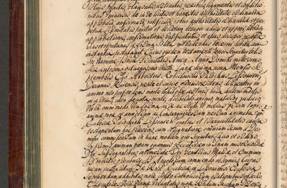 Zdjęcie nr 143 dla obiektu archiwalnego: Acta actorum episcopalium R. D. Joannis a Małachowice Małachowski, episcopi Cracoviensis a die 16 Julii anni 1688 et 1689 acticatorum. Volumen IV