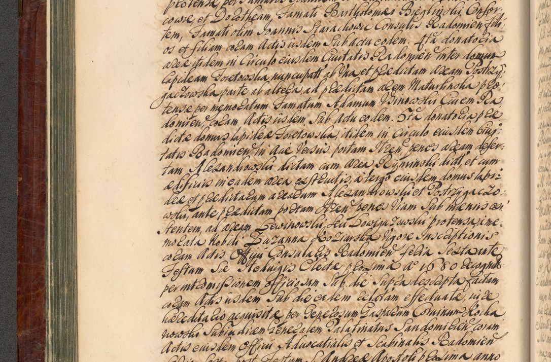 Zdjęcie nr 135 dla obiektu archiwalnego: Acta actorum episcopalium R. D. Joannis a Małachowice Małachowski, episcopi Cracoviensis a die 16 Julii anni 1688 et 1689 acticatorum. Volumen IV