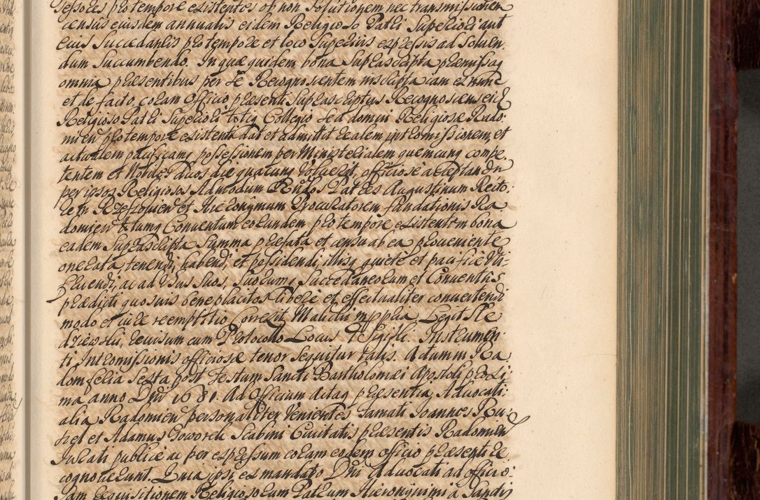 Zdjęcie nr 126 dla obiektu archiwalnego: Acta actorum episcopalium R. D. Joannis a Małachowice Małachowski, episcopi Cracoviensis a die 16 Julii anni 1688 et 1689 acticatorum. Volumen IV