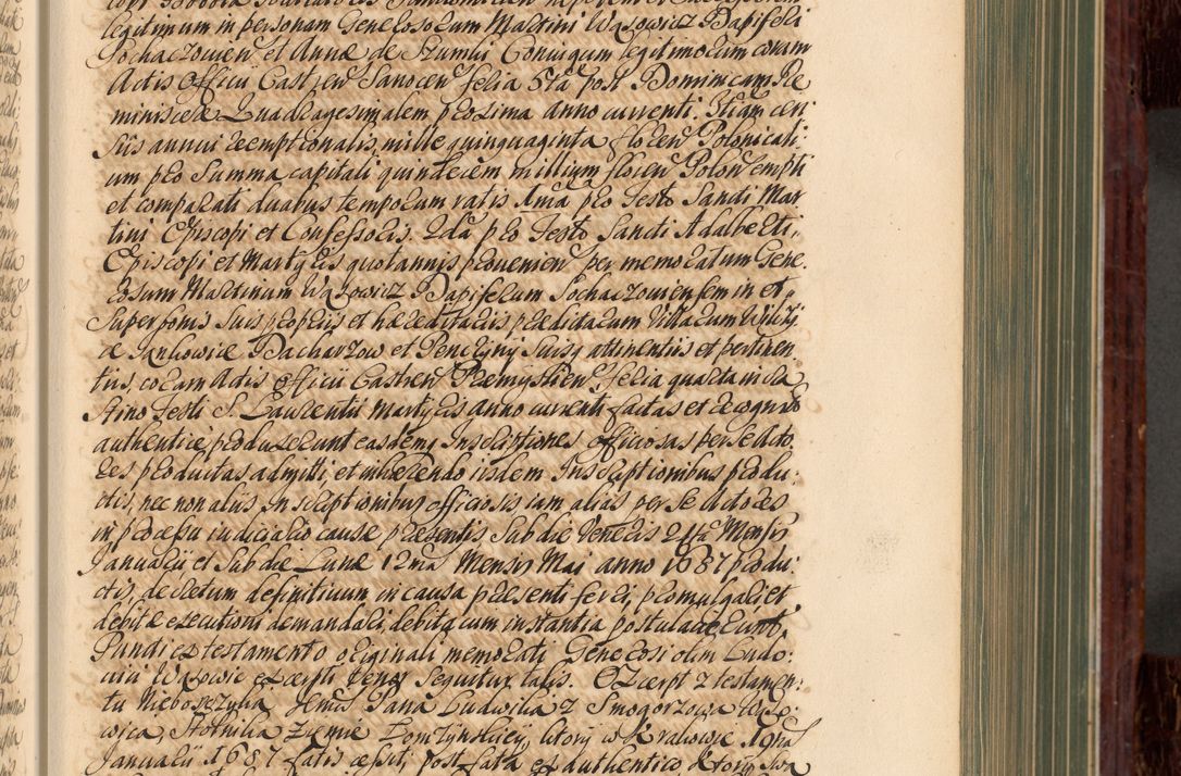 Zdjęcie nr 112 dla obiektu archiwalnego: Acta actorum episcopalium R. D. Joannis a Małachowice Małachowski, episcopi Cracoviensis a die 16 Julii anni 1688 et 1689 acticatorum. Volumen IV