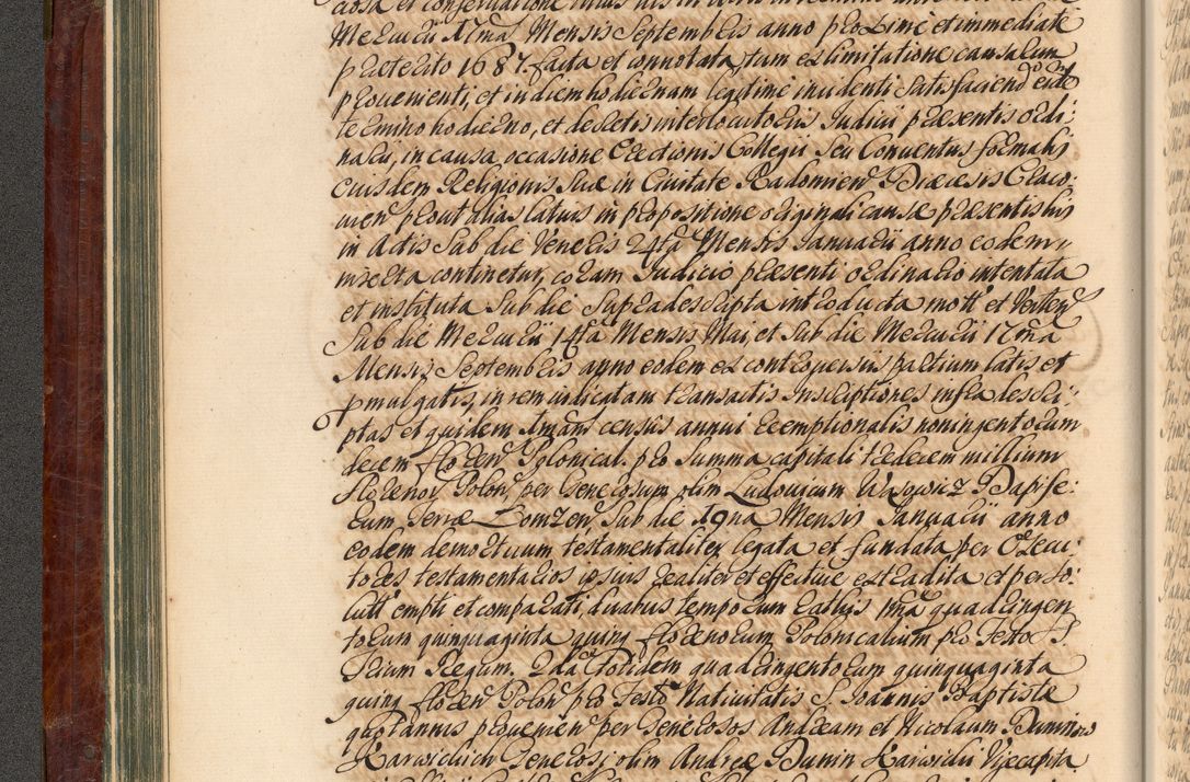 Zdjęcie nr 111 dla obiektu archiwalnego: Acta actorum episcopalium R. D. Joannis a Małachowice Małachowski, episcopi Cracoviensis a die 16 Julii anni 1688 et 1689 acticatorum. Volumen IV