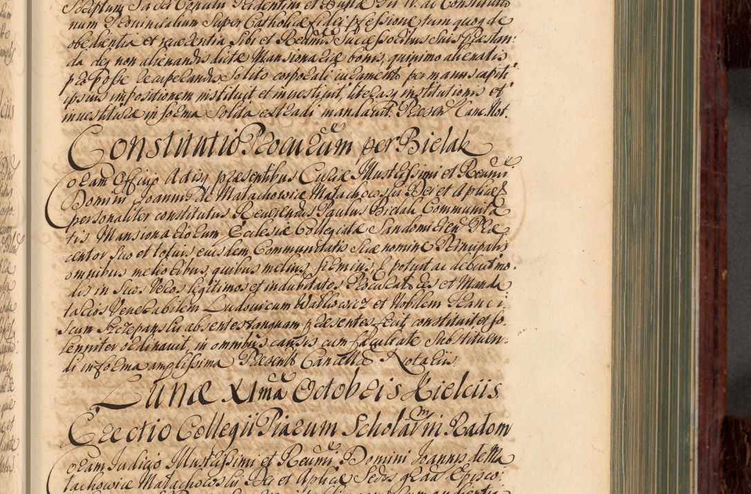 Zdjęcie nr 110 dla obiektu archiwalnego: Acta actorum episcopalium R. D. Joannis a Małachowice Małachowski, episcopi Cracoviensis a die 16 Julii anni 1688 et 1689 acticatorum. Volumen IV