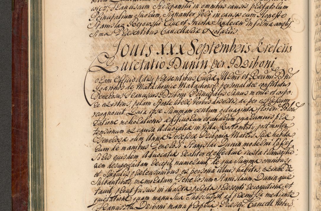 Zdjęcie nr 109 dla obiektu archiwalnego: Acta actorum episcopalium R. D. Joannis a Małachowice Małachowski, episcopi Cracoviensis a die 16 Julii anni 1688 et 1689 acticatorum. Volumen IV