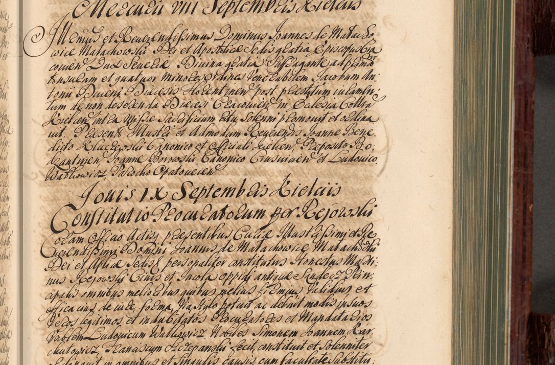 Zdjęcie nr 108 dla obiektu archiwalnego: Acta actorum episcopalium R. D. Joannis a Małachowice Małachowski, episcopi Cracoviensis a die 16 Julii anni 1688 et 1689 acticatorum. Volumen IV