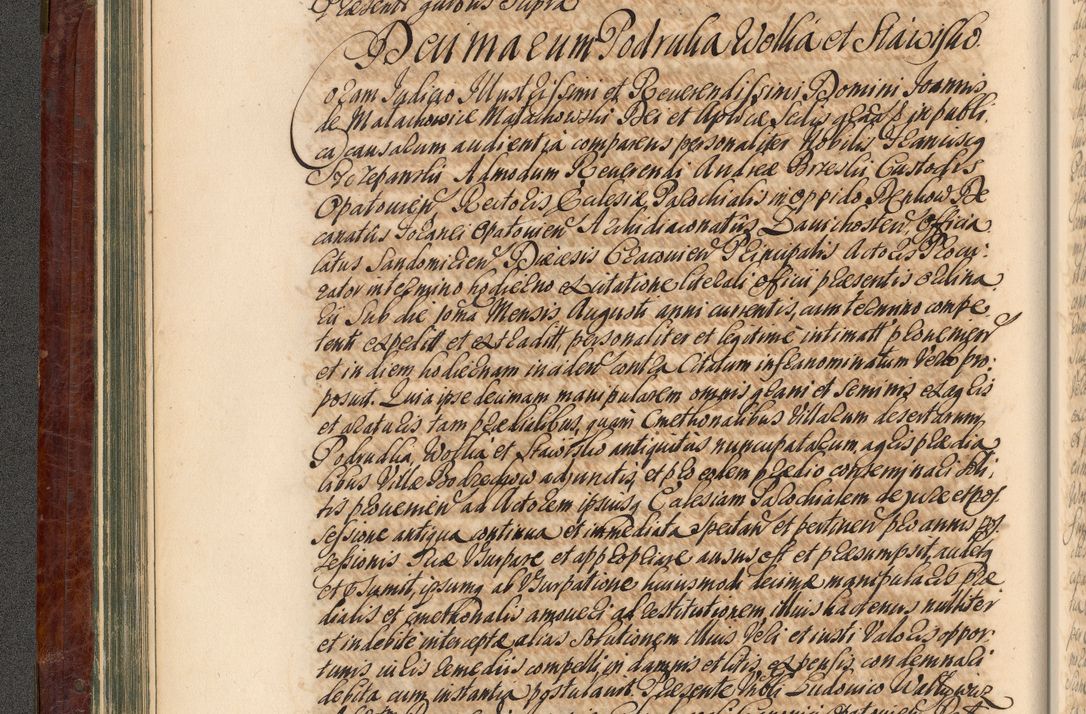 Zdjęcie nr 105 dla obiektu archiwalnego: Acta actorum episcopalium R. D. Joannis a Małachowice Małachowski, episcopi Cracoviensis a die 16 Julii anni 1688 et 1689 acticatorum. Volumen IV