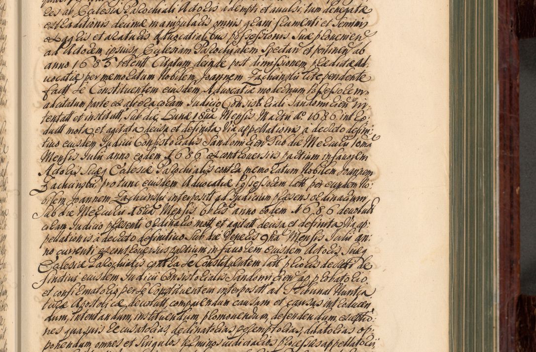 Zdjęcie nr 92 dla obiektu archiwalnego: Acta actorum episcopalium R. D. Joannis a Małachowice Małachowski, episcopi Cracoviensis a die 16 Julii anni 1688 et 1689 acticatorum. Volumen IV