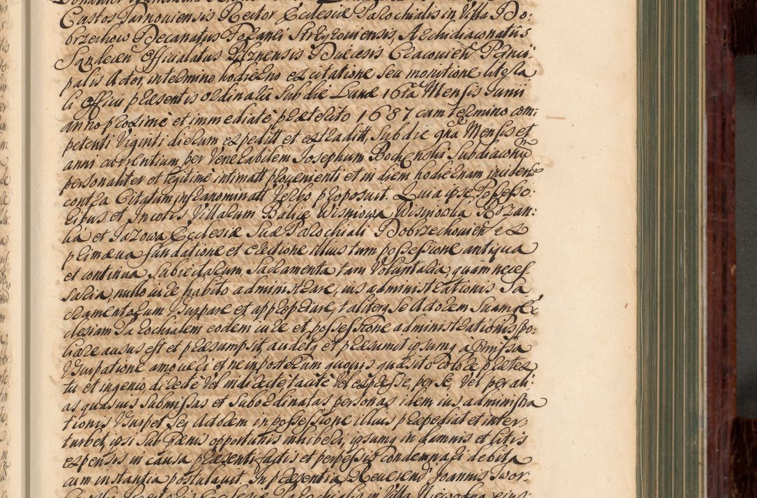 Zdjęcie nr 80 dla obiektu archiwalnego: Acta actorum episcopalium R. D. Joannis a Małachowice Małachowski, episcopi Cracoviensis a die 16 Julii anni 1688 et 1689 acticatorum. Volumen IV