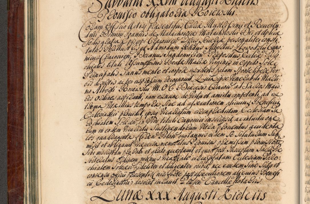 Zdjęcie nr 75 dla obiektu archiwalnego: Acta actorum episcopalium R. D. Joannis a Małachowice Małachowski, episcopi Cracoviensis a die 16 Julii anni 1688 et 1689 acticatorum. Volumen IV