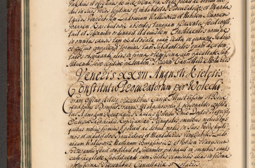 Zdjęcie nr 63 dla obiektu archiwalnego: Acta actorum episcopalium R. D. Joannis a Małachowice Małachowski, episcopi Cracoviensis a die 16 Julii anni 1688 et 1689 acticatorum. Volumen IV