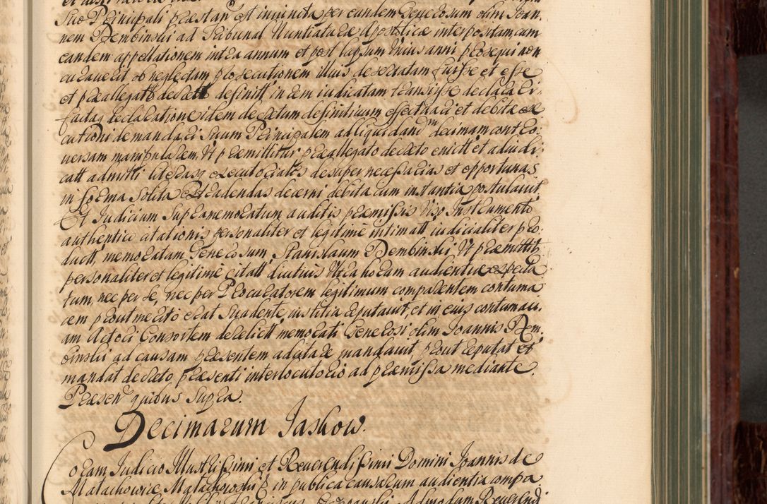 Zdjęcie nr 50 dla obiektu archiwalnego: Acta actorum episcopalium R. D. Joannis a Małachowice Małachowski, episcopi Cracoviensis a die 16 Julii anni 1688 et 1689 acticatorum. Volumen IV