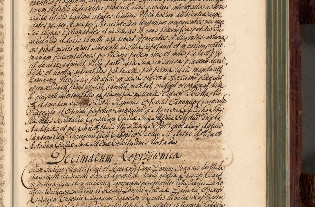 Zdjęcie nr 46 dla obiektu archiwalnego: Acta actorum episcopalium R. D. Joannis a Małachowice Małachowski, episcopi Cracoviensis a die 16 Julii anni 1688 et 1689 acticatorum. Volumen IV