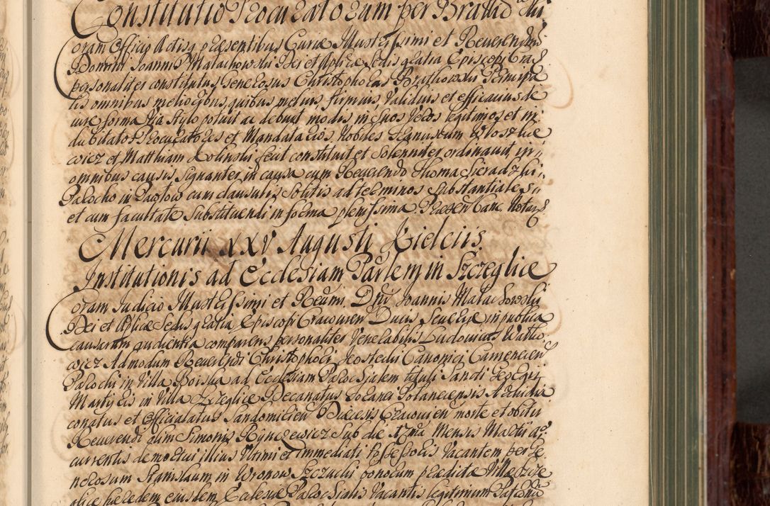 Zdjęcie nr 44 dla obiektu archiwalnego: Acta actorum episcopalium R. D. Joannis a Małachowice Małachowski, episcopi Cracoviensis a die 16 Julii anni 1688 et 1689 acticatorum. Volumen IV
