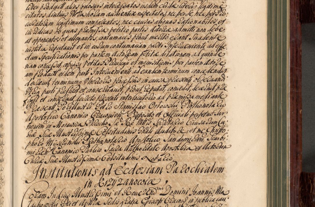 Zdjęcie nr 28 dla obiektu archiwalnego: Acta actorum episcopalium R. D. Joannis a Małachowice Małachowski, episcopi Cracoviensis a die 16 Julii anni 1688 et 1689 acticatorum. Volumen IV