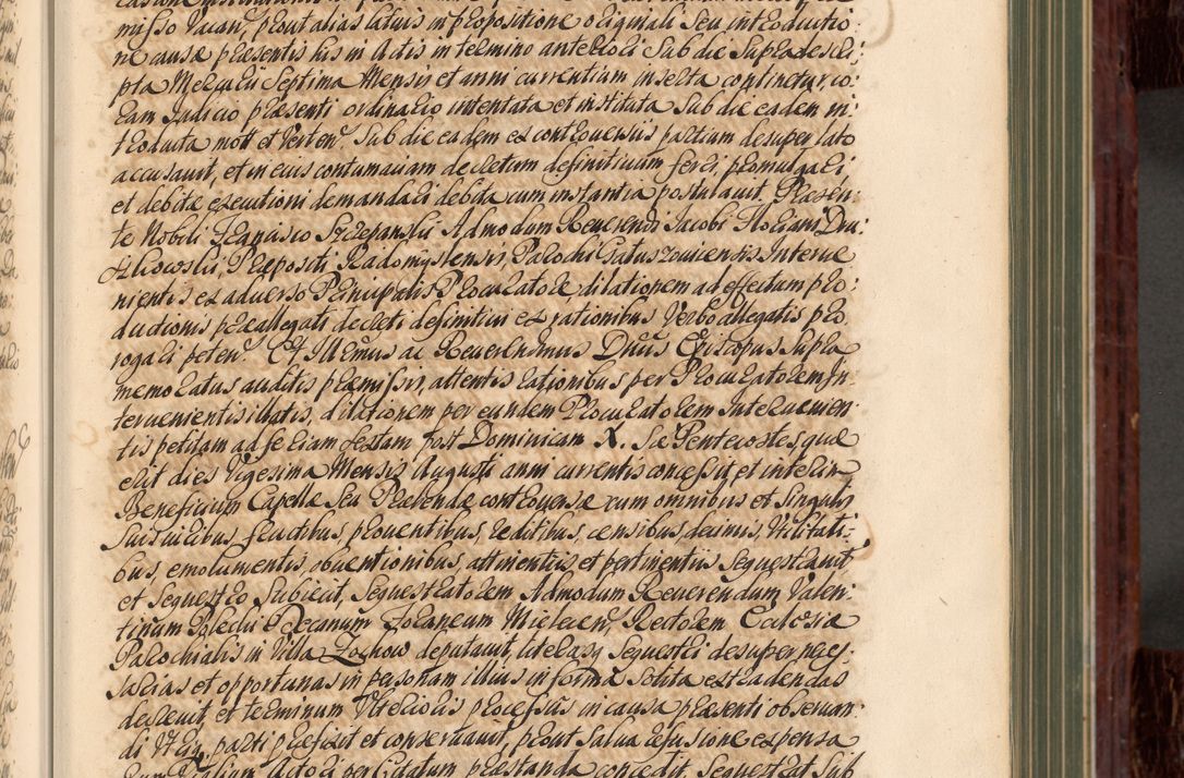 Zdjęcie nr 16 dla obiektu archiwalnego: Acta actorum episcopalium R. D. Joannis a Małachowice Małachowski, episcopi Cracoviensis a die 16 Julii anni 1688 et 1689 acticatorum. Volumen IV