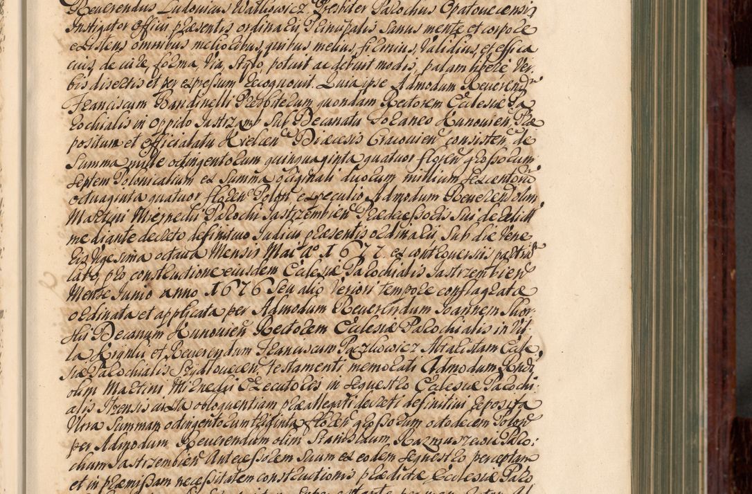 Zdjęcie nr 14 dla obiektu archiwalnego: Acta actorum episcopalium R. D. Joannis a Małachowice Małachowski, episcopi Cracoviensis a die 16 Julii anni 1688 et 1689 acticatorum. Volumen IV