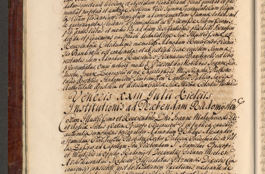 Zdjęcie nr 15 dla obiektu archiwalnego: Acta actorum episcopalium R. D. Joannis a Małachowice Małachowski, episcopi Cracoviensis a die 16 Julii anni 1688 et 1689 acticatorum. Volumen IV