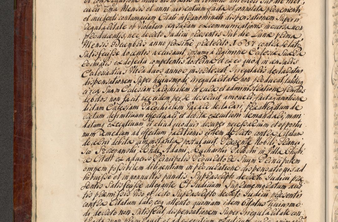 Zdjęcie nr 9 dla obiektu archiwalnego: Acta actorum episcopalium R. D. Joannis a Małachowice Małachowski, episcopi Cracoviensis a die 16 Julii anni 1688 et 1689 acticatorum. Volumen IV