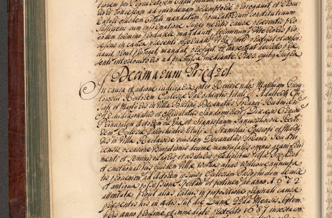 Zdjęcie nr 207 dla obiektu archiwalnego: Acta actorum episcopalium R. D. Joannis a Małachowice Małachowski, episcopi Cracoviensis a die 16 Julii anni 1688 et 1689 acticatorum. Volumen IV