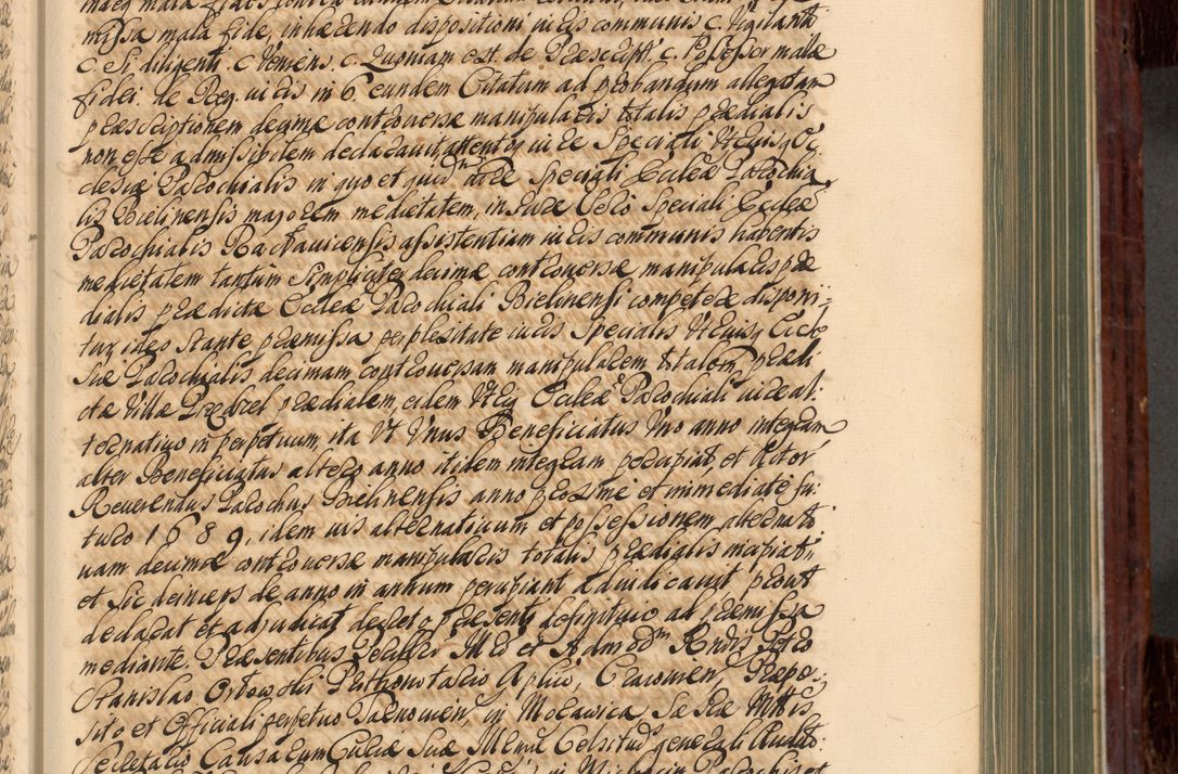 Zdjęcie nr 210 dla obiektu archiwalnego: Acta actorum episcopalium R. D. Joannis a Małachowice Małachowski, episcopi Cracoviensis a die 16 Julii anni 1688 et 1689 acticatorum. Volumen IV