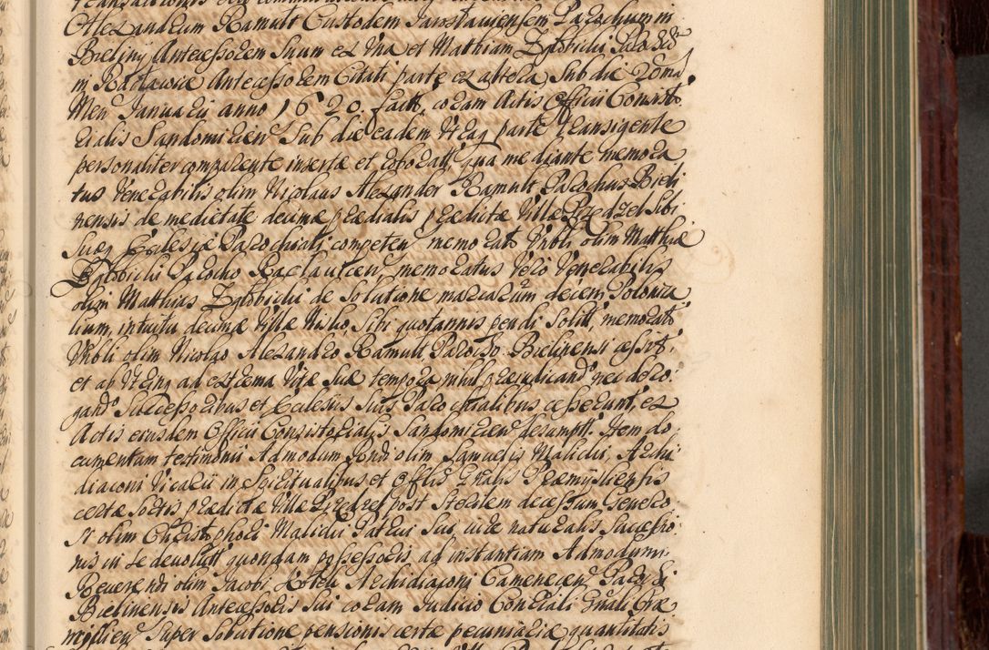 Zdjęcie nr 208 dla obiektu archiwalnego: Acta actorum episcopalium R. D. Joannis a Małachowice Małachowski, episcopi Cracoviensis a die 16 Julii anni 1688 et 1689 acticatorum. Volumen IV