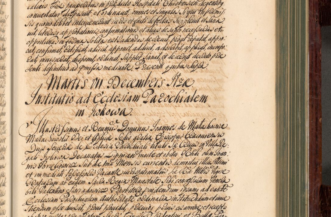 Zdjęcie nr 396 dla obiektu archiwalnego: Acta actorum episcopalium R. D. Joannis a Małachowice Małachowski, episcopi Cracoviensis a die 16 Julii anni 1688 et 1689 acticatorum. Volumen IV