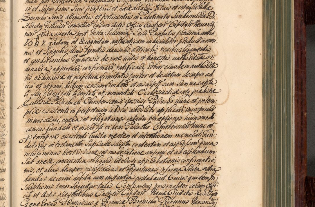 Zdjęcie nr 390 dla obiektu archiwalnego: Acta actorum episcopalium R. D. Joannis a Małachowice Małachowski, episcopi Cracoviensis a die 16 Julii anni 1688 et 1689 acticatorum. Volumen IV