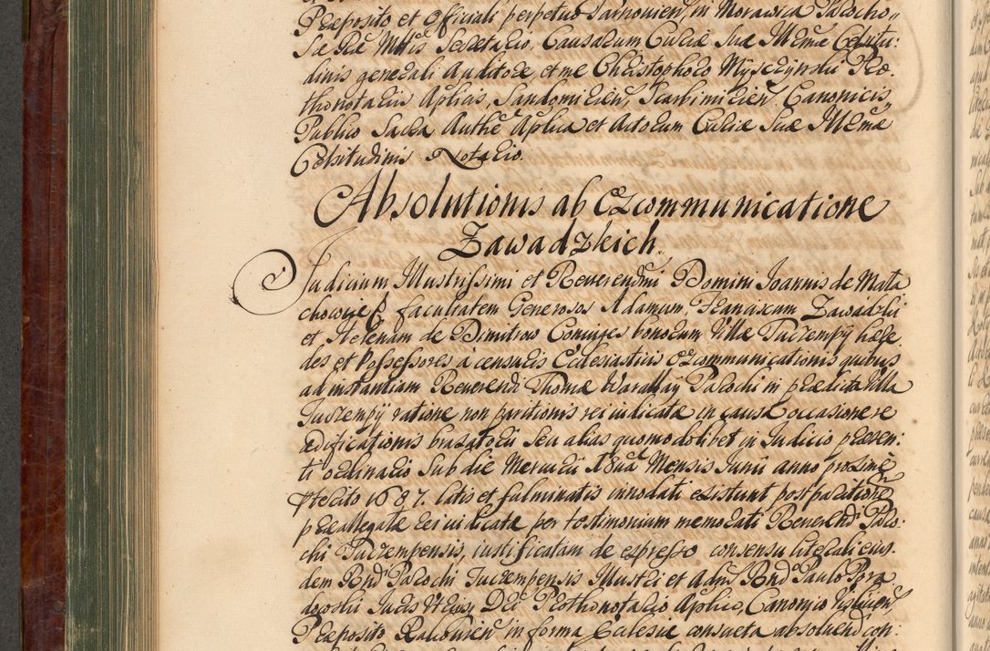 Zdjęcie nr 381 dla obiektu archiwalnego: Acta actorum episcopalium R. D. Joannis a Małachowice Małachowski, episcopi Cracoviensis a die 16 Julii anni 1688 et 1689 acticatorum. Volumen IV