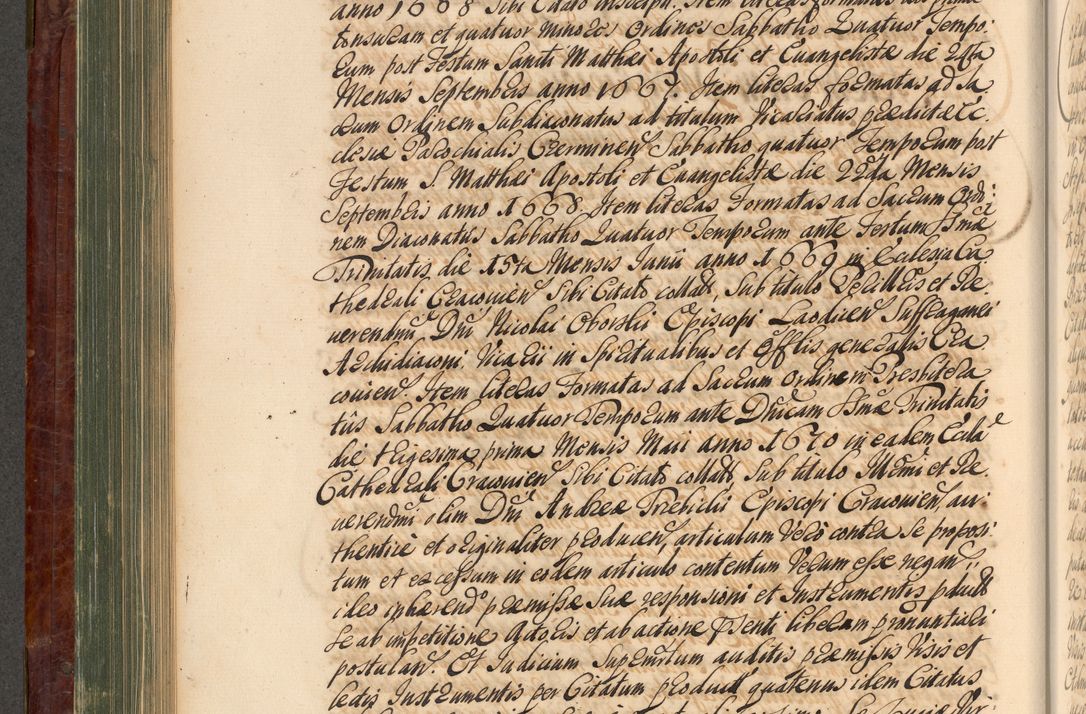 Zdjęcie nr 379 dla obiektu archiwalnego: Acta actorum episcopalium R. D. Joannis a Małachowice Małachowski, episcopi Cracoviensis a die 16 Julii anni 1688 et 1689 acticatorum. Volumen IV