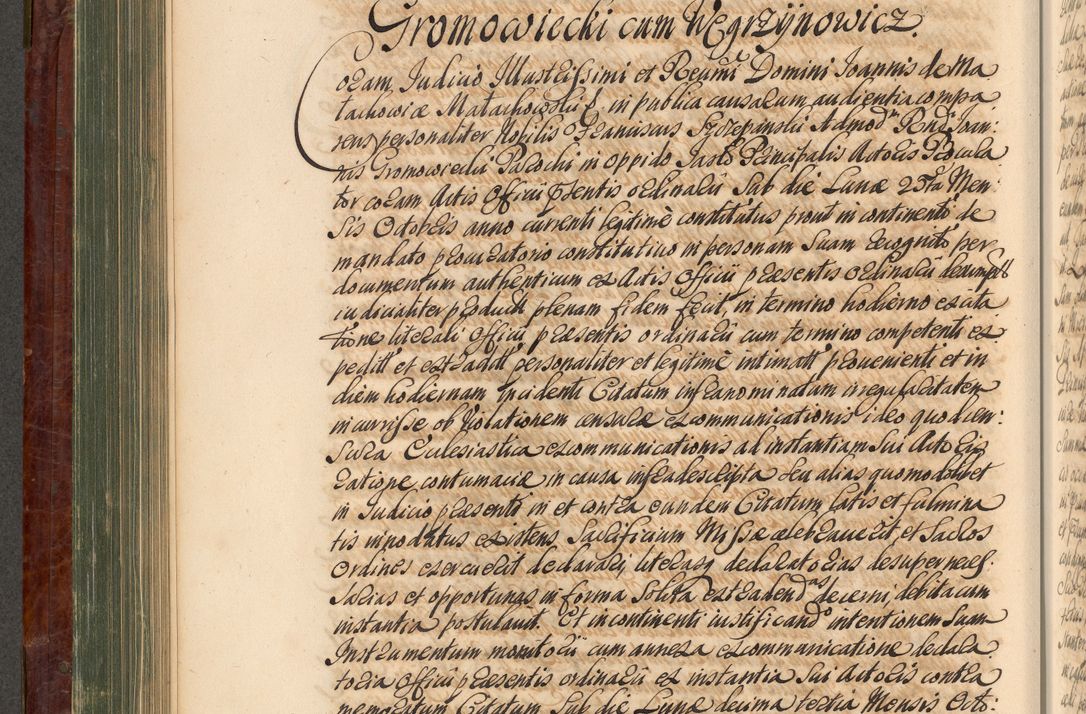 Zdjęcie nr 371 dla obiektu archiwalnego: Acta actorum episcopalium R. D. Joannis a Małachowice Małachowski, episcopi Cracoviensis a die 16 Julii anni 1688 et 1689 acticatorum. Volumen IV