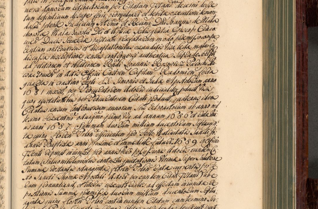 Zdjęcie nr 366 dla obiektu archiwalnego: Acta actorum episcopalium R. D. Joannis a Małachowice Małachowski, episcopi Cracoviensis a die 16 Julii anni 1688 et 1689 acticatorum. Volumen IV